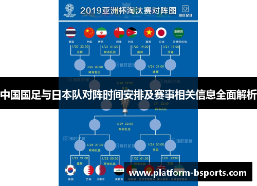 中国国足与日本队对阵时间安排及赛事相关信息全面解析